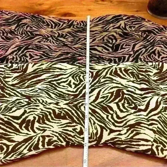 Two  tones Animal prints adjustable spaghetti straps V-neck cami midi-maxi dress - Picture 6 of 11